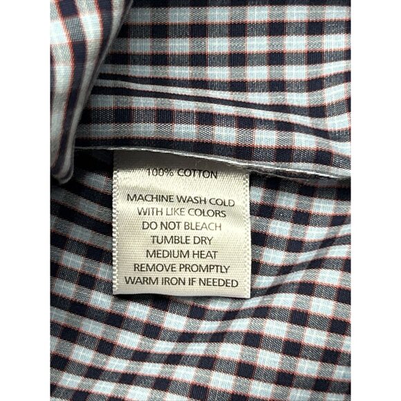 UNTUCKit Agnello WF Shirt Mens S Multicolor Plaid Long Sleeve Button Up New - Picture 9 of 10